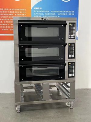 Piekarnik Yasur 9-tacowy Piekarnik elektryczny 300c 40x60 3-pokładowy piekarnik piekarniczy