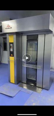 Yasur Elektryczny obrotowy stojak Piekarnik podwójny stojak 36 tac 18X26 &quot;ciasta chlebowe i pizza