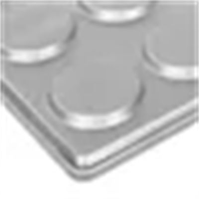 RK Bakeware China 3-calowa szkliwiona aluminiowana stalowa blacha do bułek do hamburgerów