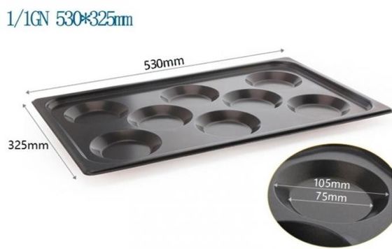 Gastronomia Piekarnik konwekcyjno-parowy Gastronorm GN 1/1 Aluminiowa blacha do pieczenia jajek z nieprzywierającą powłoką 530 x 325 mm