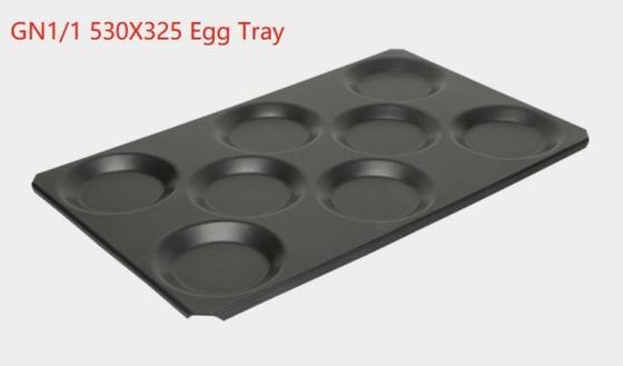 Gastronomia Piekarnik konwekcyjno-parowy Gastronorm GN 1/1 Aluminiowa blacha do pieczenia jajek z nieprzywierającą powłoką 530 x 325 mm
