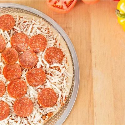 Foodservice NSF 1mm grill ze stali nierdzewnej patelnia do grilla siatka aluminiowa taca do pizzy
