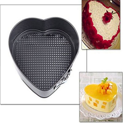 Aluminiowe formy w kształcie srebrnego czarnego serca Pan Foodservice NSF