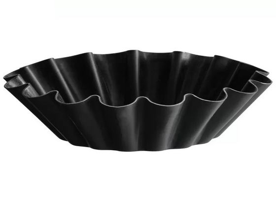 Gastronomia NSF Telfon Nonstick aluminiowa foremka na babeczki Mini karbowana foremka do ciasta Brioche