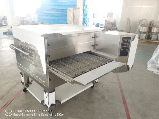 Bezwentylatorowy piec do pizzy z przenośnikiem nablatowym do pizzy Pizzhut i Dominos