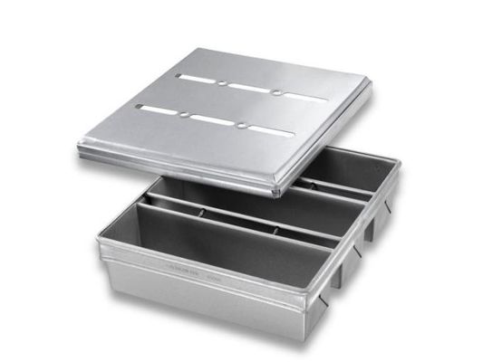 NSF Commercial Aluminiowe tace do pieczenia Aluminiowy specjalny pasek Pullman Bread Pan