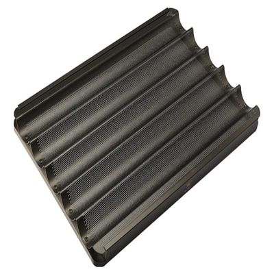 600x400 Aluminiowa blacha do pieczenia 800X600 18X26 cali Bagietka Taca do pieczenia chleba Komercyjna Nonstick