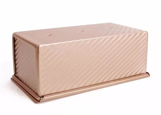 Foodservice NSF Gold Nonstick Aluminiowe bochenki Patelnie z tektury falistej Bochenek Puszka na chleb
