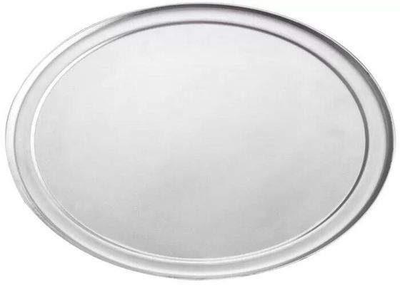 16-calowa aluminiowa blacha do pieczenia typu NSF Coupe taca do pizzy z szeroką krawędzią patelnia do pizzy