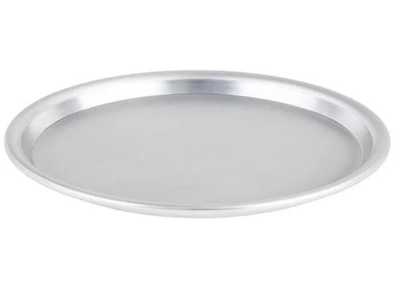 16-calowa aluminiowa blacha do pieczenia typu NSF Coupe taca do pizzy z szeroką krawędzią patelnia do pizzy