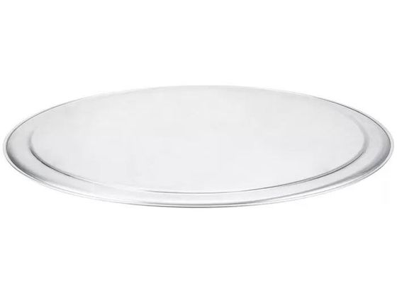 16-calowa aluminiowa blacha do pieczenia typu NSF Coupe taca do pizzy z szeroką krawędzią patelnia do pizzy